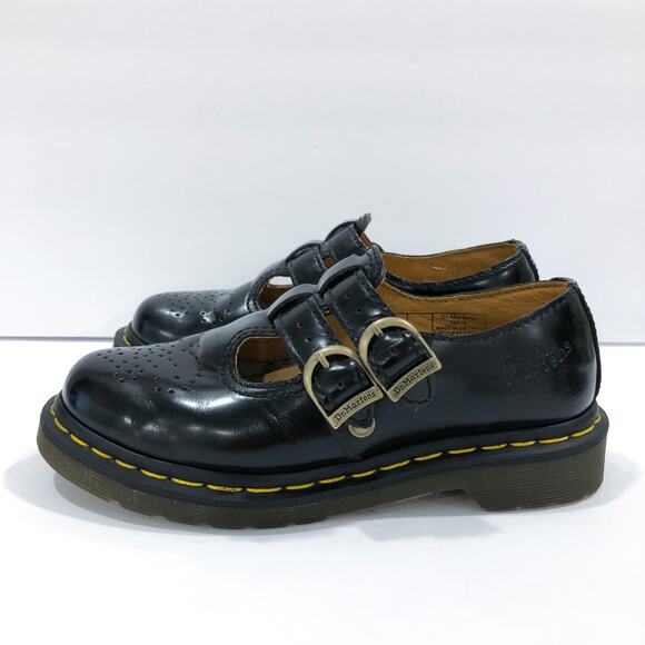 Dr. Martens 8065 Smooth Leather Mary Jane Shoes - Picture 4 of 11